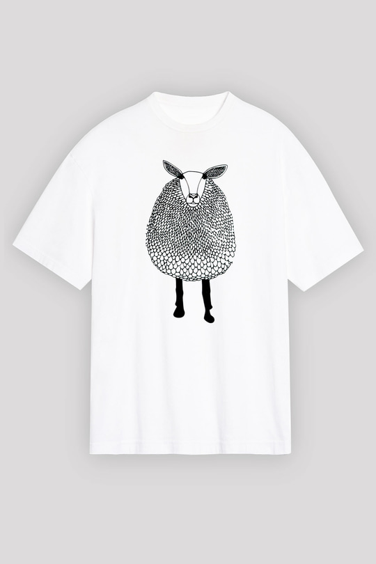 Kurban Bayramı Baskılı Unisex Siyah Oversize Tişört - Tshirt