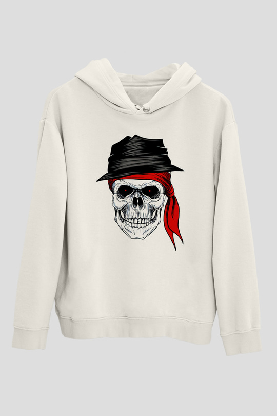 Kuru KafaBeyaz  Unisex Hoodie