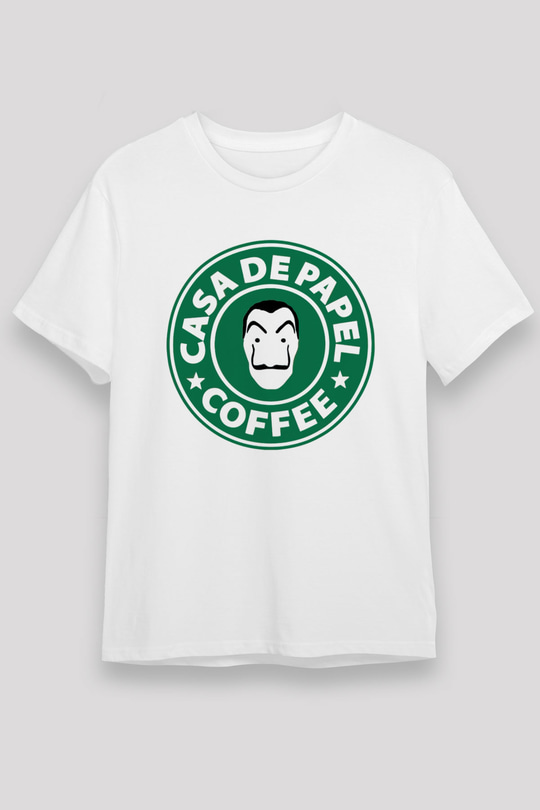 La casa de papel Beyaz Unisex Tişört T-Shirt