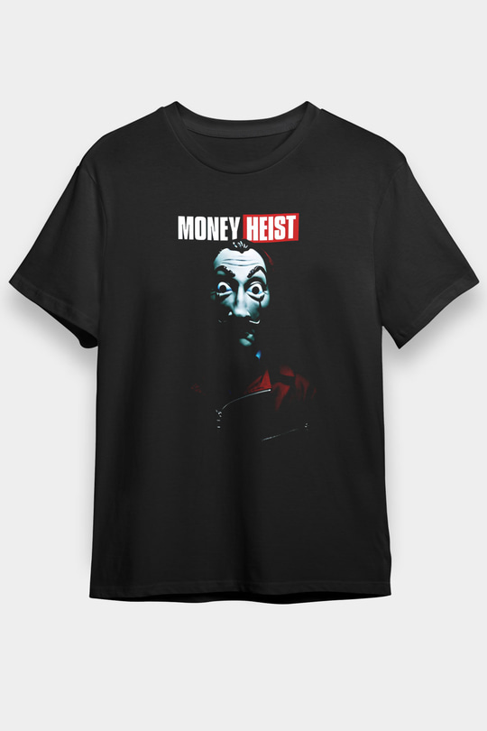 La casa de papel Siyah Unisex Tişört T-Shirt