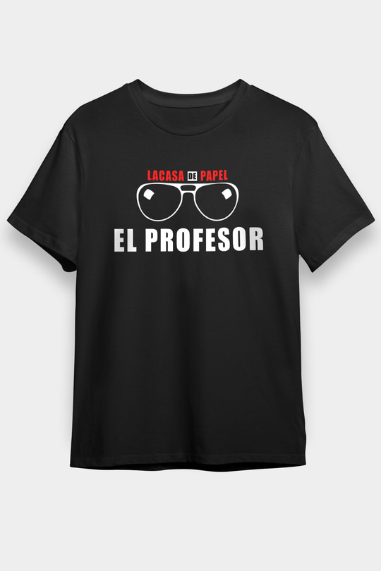 La casa de papel Siyah Unisex Tişört T-Shirt