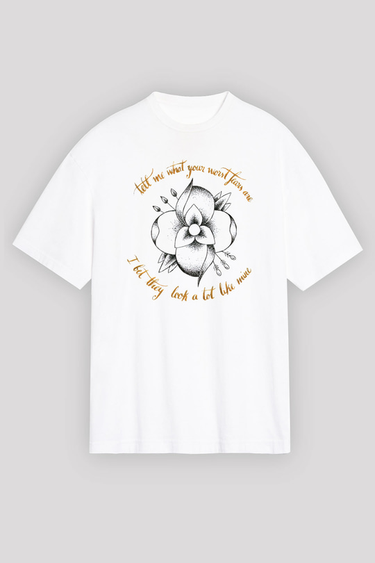 La Dispute Beyaz Unisex Tişört T-Shirt - TişörtFabrikası