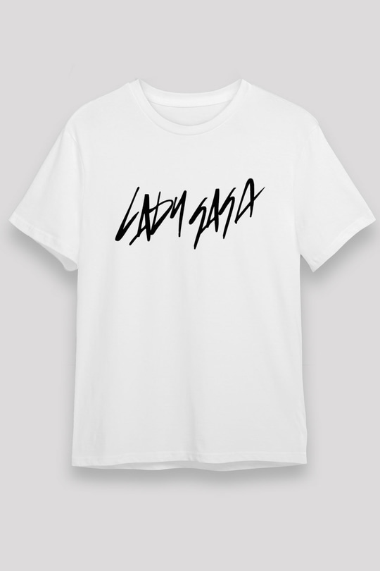 Lady Gaga Beyaz Unisex Tişört T-Shirt - TişörtFabrikası