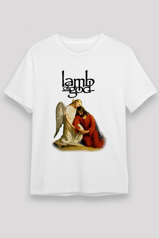 Lamb of God Beyaz Unisex Tişört T-Shirt - TişörtFabrikası