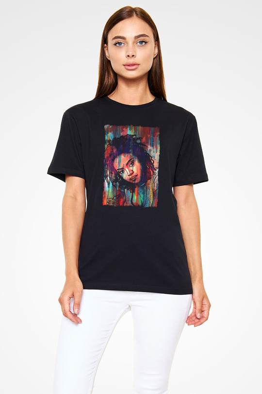 Lauryn Hill Siyah Unisex Tişört T-Shirt - TişörtFabrikası