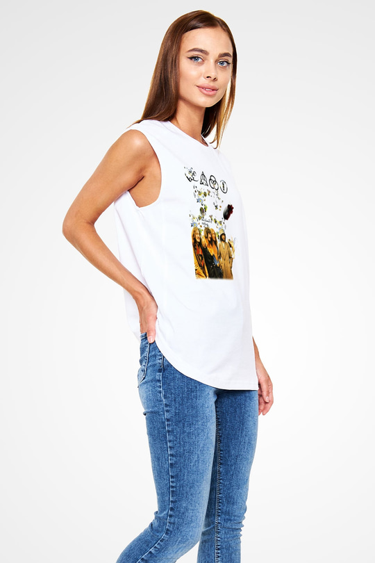 Led Zeppelin Beyaz Unisex Kolsuz Tişört