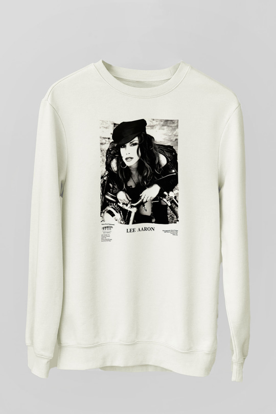 Lee Aaron Beyaz Unisex Sweatshirt