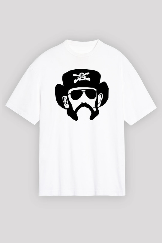 Lemmy Beyaz Oversize Tişört Oversize T-shirt - TişörtFabrikası