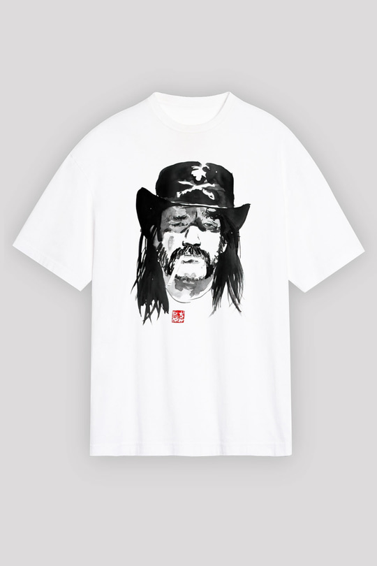 Lemmy Beyaz Oversize Tişört Oversize T-shirt - TişörtFabrikası