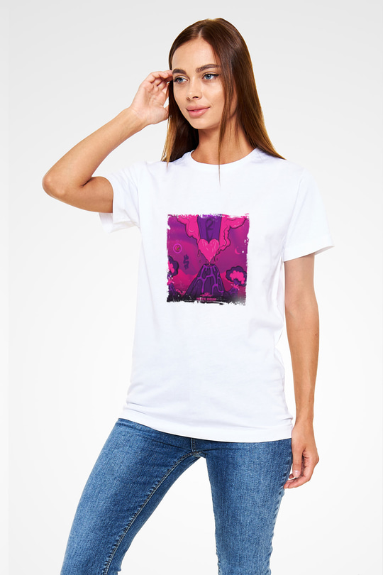 Lil Uzi Vert Baskılı Unisex Beyaz Tişört
