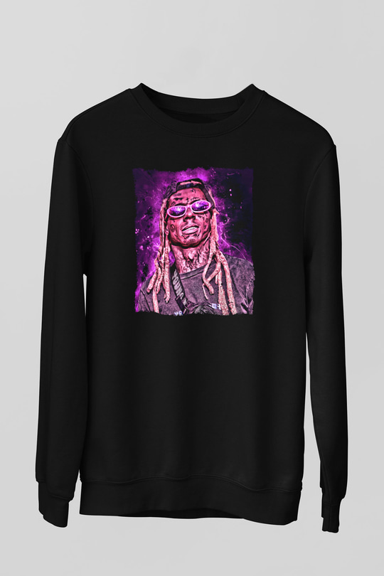 Lil Wayne Siyah Unisex Sweatshirt