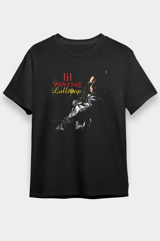 Lil Wayne Siyah Unisex Tişört T-Shirt - TişörtFabrikası