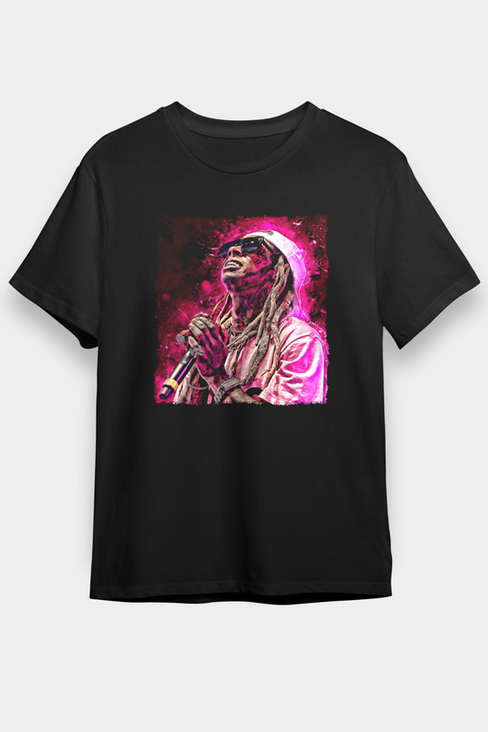 Lil Wayne Siyah Unisex Tişört T-Shirt - TişörtFabrikası