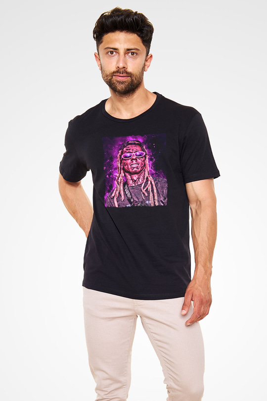 Lil Wayne Siyah Unisex Tişört T-Shirt - TişörtFabrikası