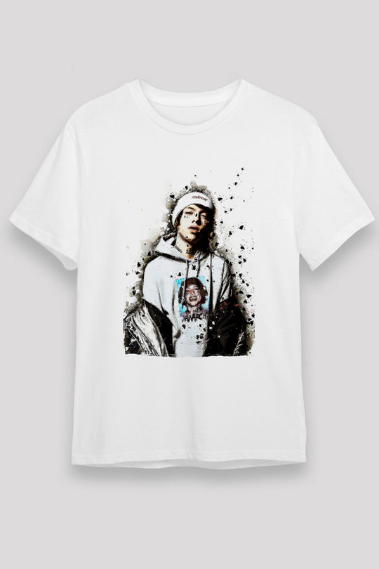 Lil Xan Baskılı Unisex Beyaz Tişört - Tshirt