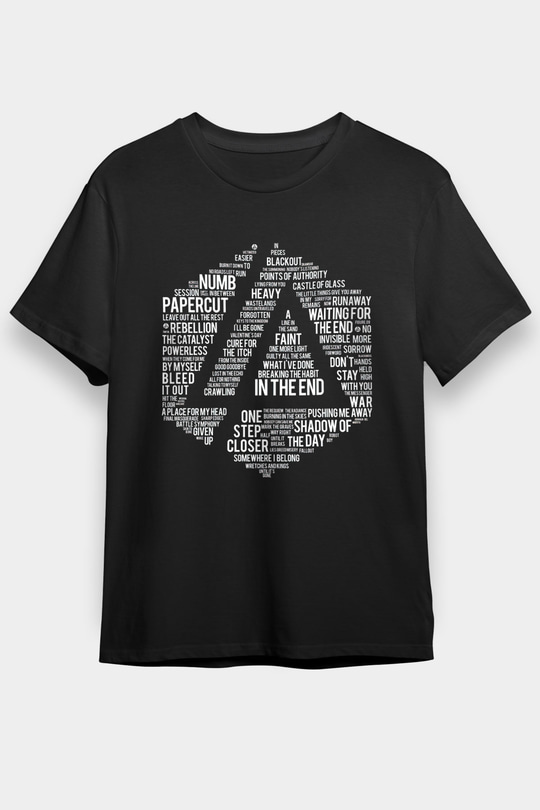 Linkin Park Siyah Unisex Tişört T-Shirt - TişörtFabrikası