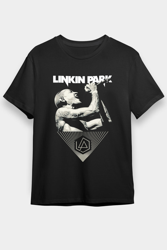 Linkin Park Siyah Unisex Tişört T-Shirt - TişörtFabrikası