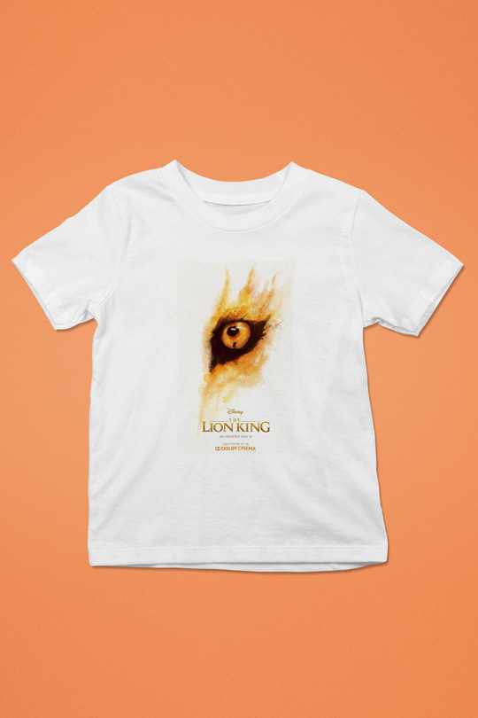 Lion King Beyaz Unisex Çocuk Tişört