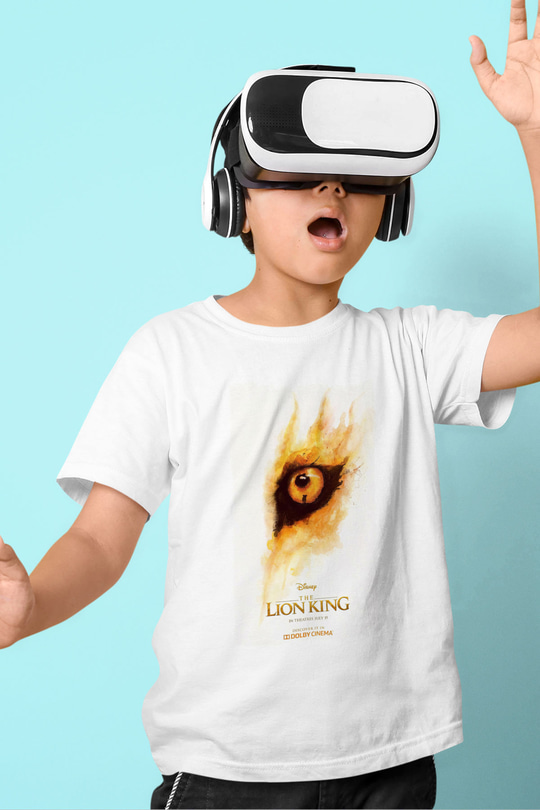 Lion King Beyaz Unisex Çocuk Tişört