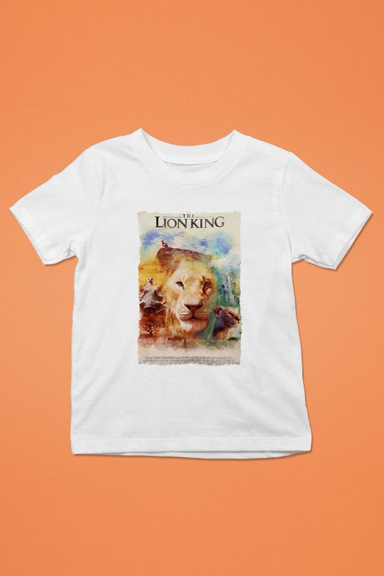 Lion King Beyaz Unisex Çocuk Tişört