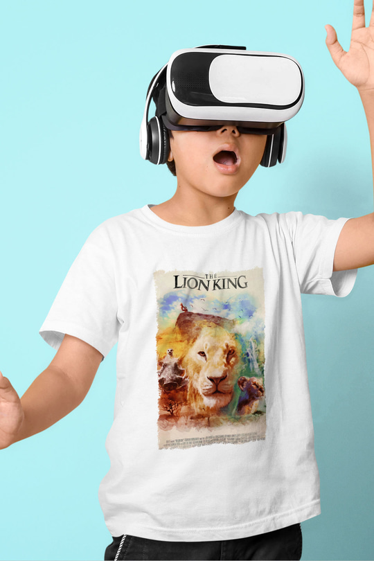 Lion King Beyaz Unisex Çocuk Tişört