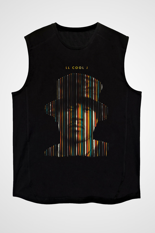 LL Cool J Siyah Unisex Kolsuz Tişört