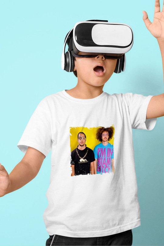 LMFAO Baskılı Unisex Beyaz Çocuk Tişört