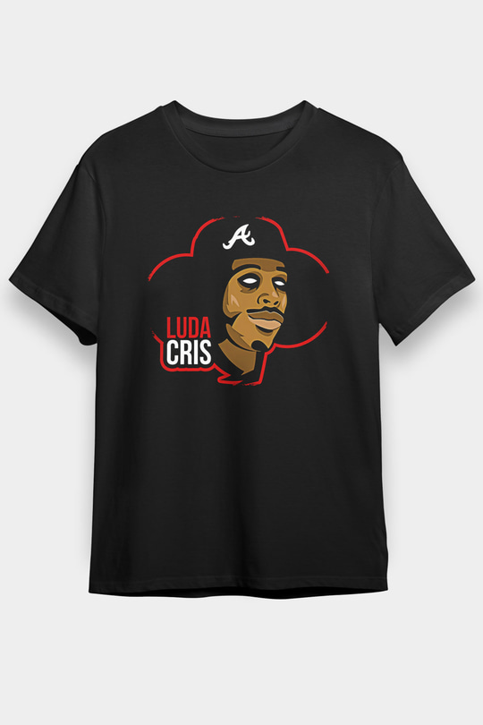 Ludacris Baskılı Unisex Siyah Tişört - Tshirt