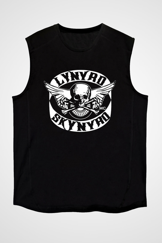 Lynyrd Skynyrd Siyah Unisex Kolsuz Tişört