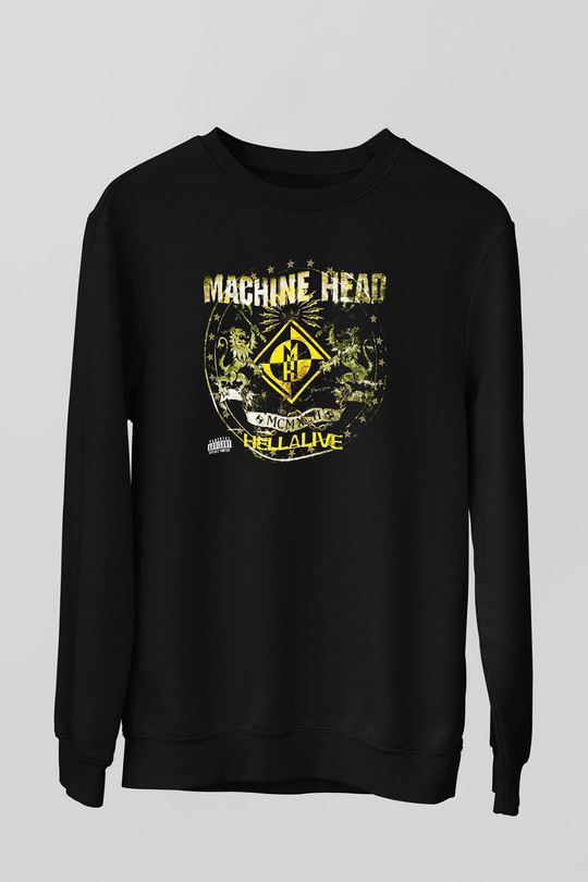 Machine Head Siyah Unisex Sweatshirt