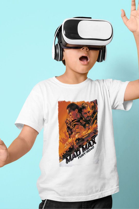 Mad Max Beyaz Unisex Çocuk Tişört