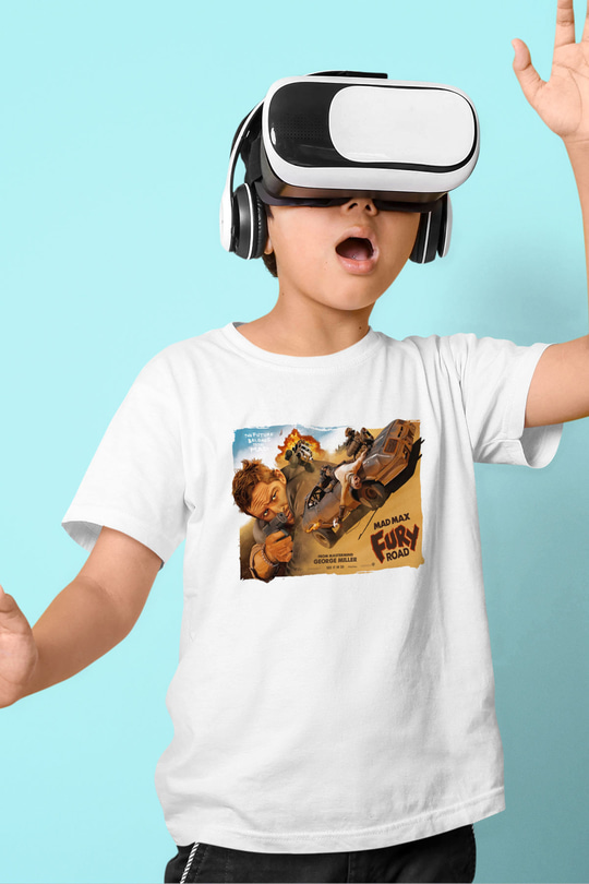 Mad Max Beyaz Unisex Çocuk Tişört