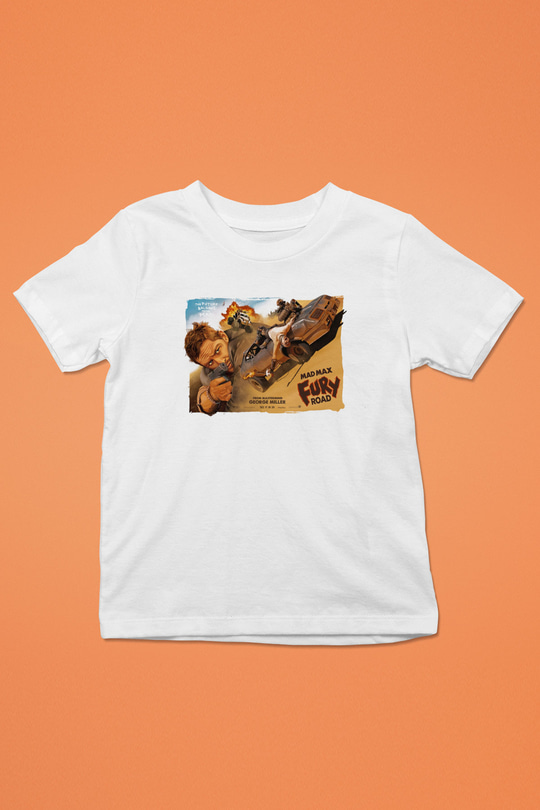 Mad Max Beyaz Unisex Çocuk Tişört