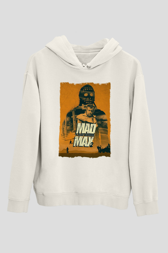 Mad Max Beyaz Unisex Hoodie