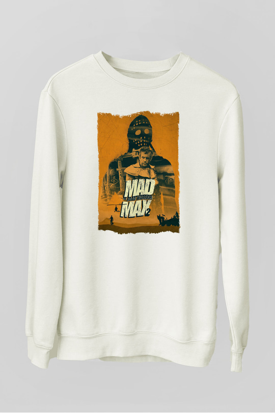 Mad Max Beyaz Unisex Sweatshirt