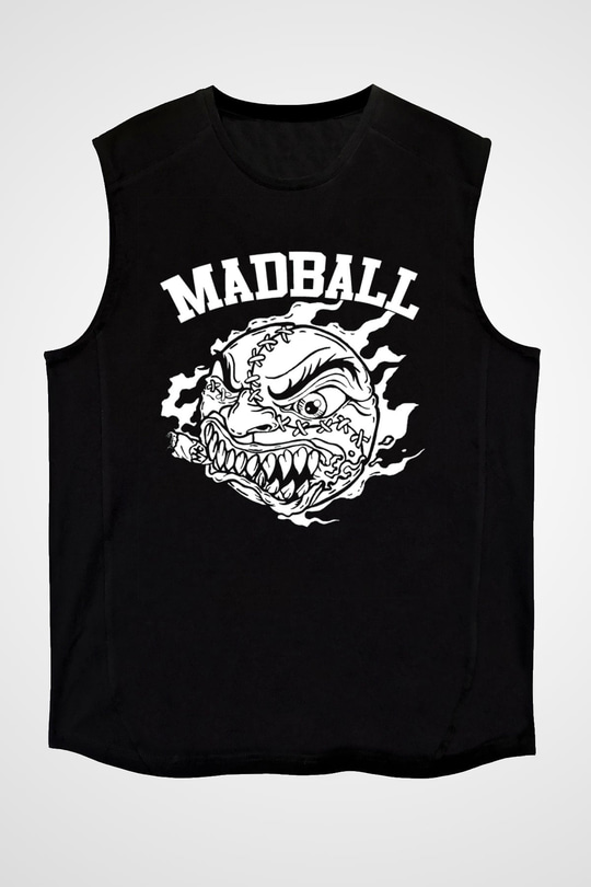 Madball Siyah Unisex Kolsuz Tişört