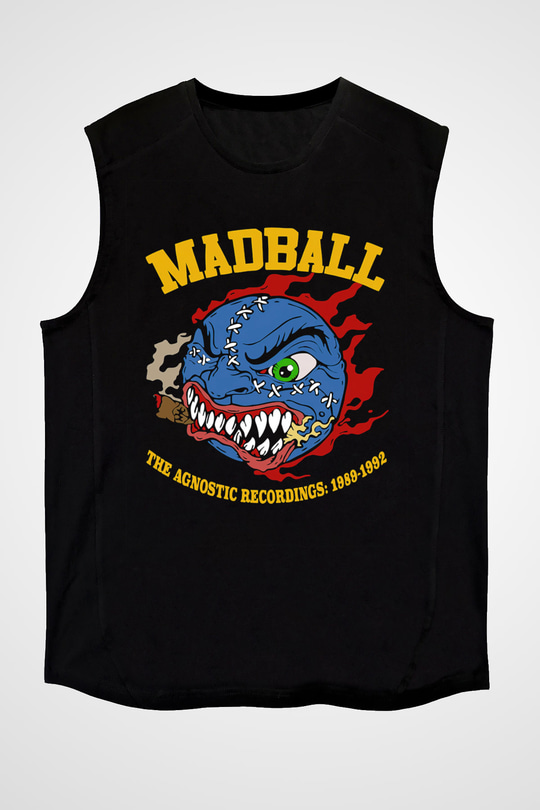 Madball Siyah Unisex Kolsuz Tişört