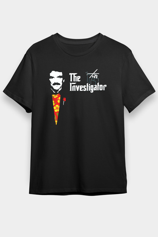 Magnum P.I. Siyah Unisex Tişört T-Shirt