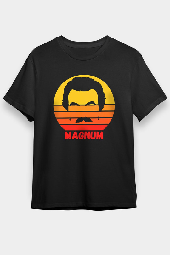 Magnum P.I. Siyah Unisex Tişört T-Shirt
