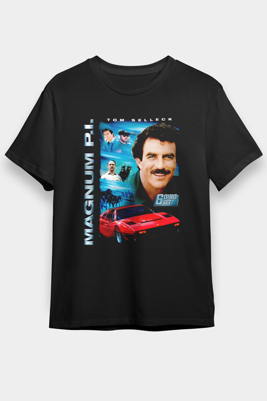 Magnum P.I. Siyah Unisex Tişört T-Shirt