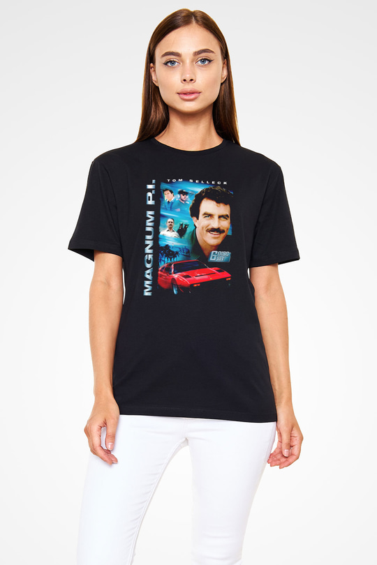 Magnum P.I. Siyah Unisex Tişört T-Shirt