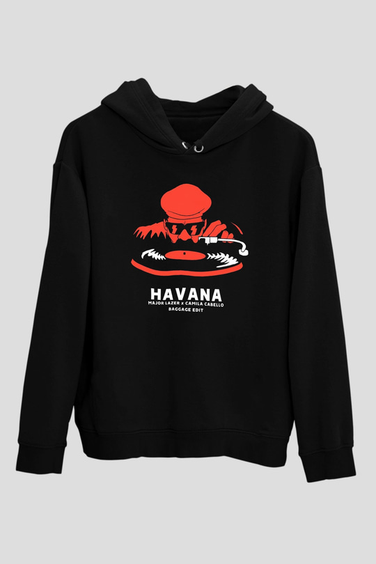 Major Lazer Siyah Unisex Kapüşonlu Sweatshirt