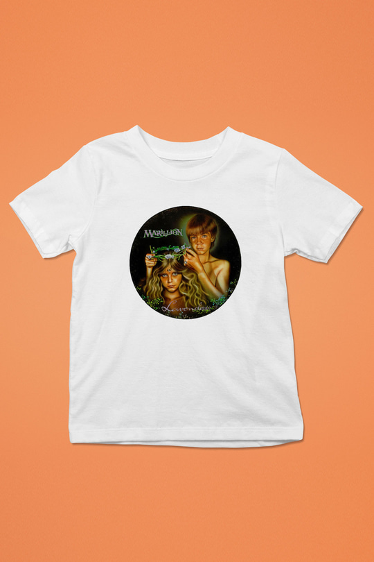 Marillion Baskılı Beyaz Unisex Beyaz Çocuk Tişört - Tshirt
