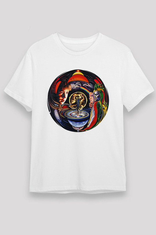 Marillion Baskılı Unisex Beyaz Tişört - Tshirt