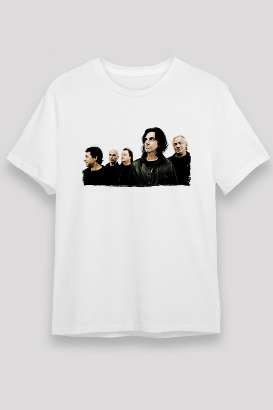 Marillion Baskılı Unisex Beyaz Tişört - Tshirt