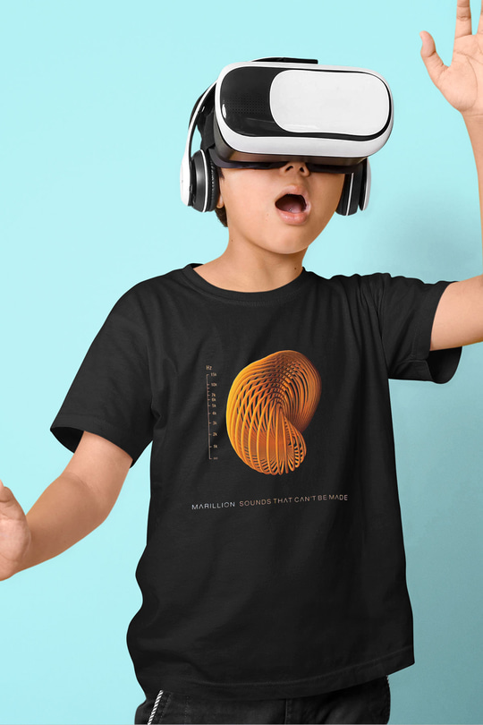 Marillion Baskılı Unisex Siyah Çocuk Tişört - Tshirt