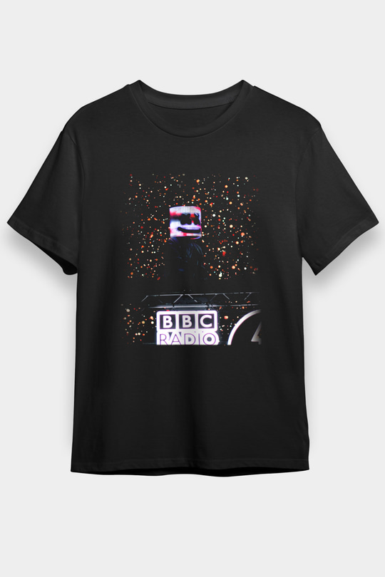 Marshmello Siyah Unisex Tişört T-Shirt - TişörtFabrikası
