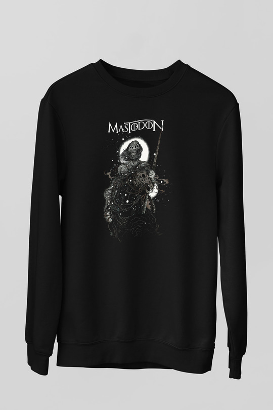 Mastodon Siyah Unisex Sweatshirt