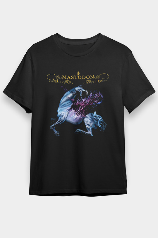 Mastodon Siyah Unisex Tişört T-Shirt - TişörtFabrikası