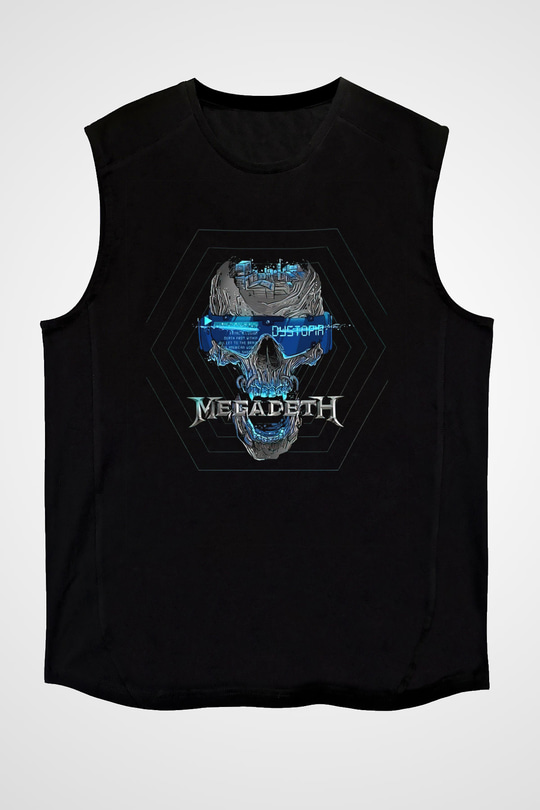 Megadeth Siyah Unisex Kolsuz Tişört